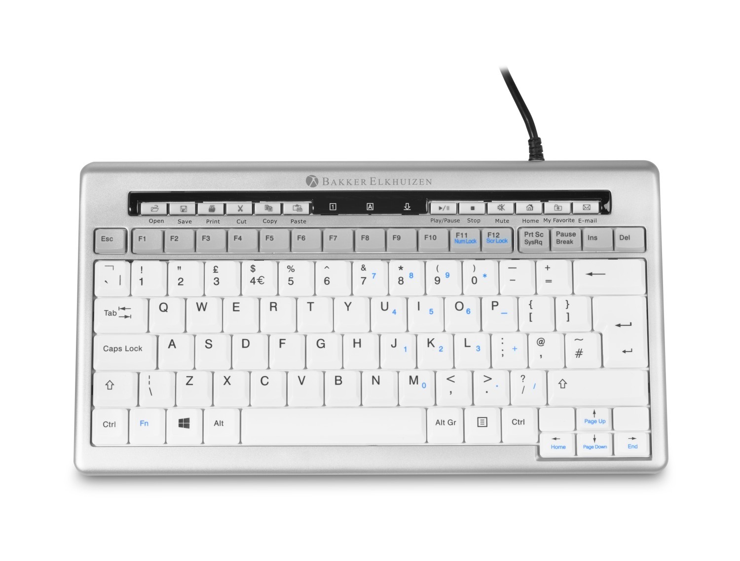 S-board 840 No Hub, Ergonomic keyboard